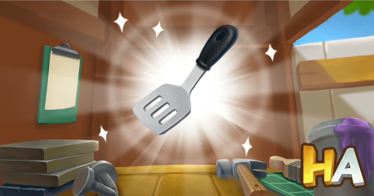   Can you lend me an extra Spatula?
